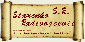 Stamenko Radivojčević vizit kartica